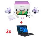 Photon Robotics and Coding Kit + 2 x Acer Extensa EX215-55, Intel Core i3-1215U (up to 4.4 GHz, 10MB), 15.6" FHD (1920x1080), 8GB DDR4 ( 1 slot free), SSD 256GB NVMe, Intel UHD, RJ-45, 802.11ac, Win 11 Pro EDU, 3Y Warranty