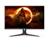 AOC 27G2SPAE/BK, 27" IPS WLED, 1920x1080@165Hz, 4ms GtG, 1ms MPRT, 250cd/m2, 1000:1, DCR 80M:1, Adaptive Sync, FlickerFree, Low Blue Mode, 2Wx2, Tilt, D-SUB, HDMI, DP