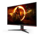 AOC 27G2SPAE/BK, 27" IPS WLED, 1920x1080@165Hz, 4ms GtG, 1ms MPRT, 250cd/m2, 1000:1, DCR 80M:1, Adaptive Sync, FlickerFree, Low Blue Mode, 2Wx2, Tilt, D-SUB, HDMI, DP