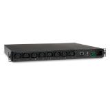 Tripp Lite by Eaton 3.7kW Single-Phase 208/230V Switched PDU - LX Platform, 8 C13 Outlets, C20 Input with L6-20P Adapter, 2.4m Cord, 1U Rack-mount, TAA