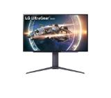 LG 27GR95QE-B 26.5", UltraGear OLED 0.03ms (GtG), AG, QHD (2560x1440), 240Hz, HDR10, 1500000:1, 1000cd/m2, DCI-P3 98.5%, USB3.0 (1up/2down), VRR, AMD Free-sync, NVIDIA G-Sync, HDMI, DP, Height Adjustable, Pivot, Tilt, Swive, Headphone Out, Black