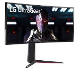 LG 34GN850-B, 34" 21:9 Curved UltraGear Gaming, Nano IPS 1ms, QHD (3440 x 1440) AG, NVIDIA G-SYNC, 160Hz, 1000:1, 400cd/m2, HDR 10, HDR 400, Adaptive-Sync, HDMI, DisplayPort, USB3.0 (1up/2down), Height, Tilt, Headphone Out, Black