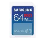 Samsung 64GB SD Card PRO Plus, UHS-I, Read 180MB/s - Write 130MB/s