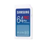 Samsung 64GB SD Card PRO Plus, UHS-I, Read 180MB/s - Write 130MB/s