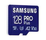 Samsung 128GB micro SD Card PRO Plus with Adapter, UHS-I, Read 180MB/s - Write 130MB/s