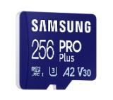 Samsung 256GB micro SD Card PRO Plus with Adapter, UHS-I, Read 180MB/s - Write 130MB/s