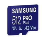 Samsung 512GB micro SD Card PRO Plus with Adapter, UHS-I, Read 180MB/s - Write 130MB/s