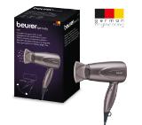 Beurer HC 17 Hair dryer, 1 300 W, ergonomic folding handle, 2 heat settings, 2 blower settings, slim professional nozzle, overheating protection