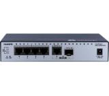 Huawei S5731-L4P2HT-RUA (4*10/100/1000BASE-T ports, PoE++, 1*GE hybrid optical-electrical SFP port, 1*10/100/1000BASE-T port, PoE input)