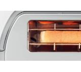 Bosch TAT3A111, Compact toaster, Plastic, 800 W, Auto power off, Defrost and warm setting, Lifting high, White