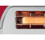 Bosch TAT3A114, Compact toaster, Plastic, 800 W, Auto power off, Defrost and warm setting, Lifting high, Red