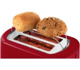 Bosch TAT3A114, Compact toaster, Plastic, 800 W, Auto power off, Defrost and warm setting, Lifting high, Red