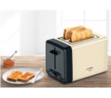 Bosch TAT4P427, Toaster, DesignLine, 820-970 W, Auto power off, Defrost and warm setting, Lifting high, Beige