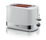 Bosch TAT6A511, Compact toaster, Plastic, 800 W, Auto power off, Defrost and warm setting, Lifting high, White