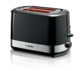 Bosch TAT6A513, Compact toaster, Plastic, 800 W, Auto power off, Defrost and warm setting, Lifting high, Black