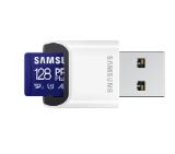 Samsung 128GB micro SD Card PRO Plus with USB Reader, UHS-I, Read 180MB/s - Write 130MB/s