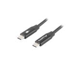 Lanberg USB-C M/M 2.0 cable 0.5m Quick Charge 4.0, black