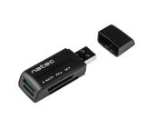 Natec Card Reader MINI ANT 3 SDHC MMC M2 MICRO SD USB 2.0 Black