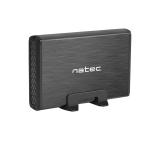 Natec EXTERNAL HDD/SSD ENCLOSURE RHINO SATA 3.5" USB 3.0 ALUMINUM Black