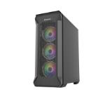 Genesis Gaming PC Case IRID 505 ARGB V2 Midi Tower Window Black