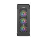 Genesis Gaming PC Case IRID 505 ARGB V2 Midi Tower Window Black