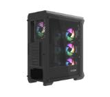 Genesis Gaming PC Case IRID 505 ARGB V2 Midi Tower Window Black