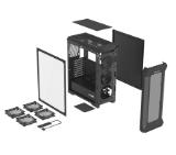 Genesis Gaming PC Case IRID 505 ARGB V2 Midi Tower Window Black