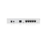 ZyXEL USG FLEX 50 Series, 10/100/1000, 1*WAN, 4*LAN/DMZ ports, WiFi 6 AX1800, 1*USB (device only)