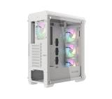 Genesis Gaming PC Case IRID 505 ARGB V2 Midi Tower Window White