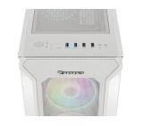 Genesis Gaming PC Case IRID 505 ARGB V2 Midi Tower Window White