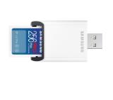 Samsung 256GB SD PRO Plus + USB Reader, Class10, Read 180MB/s - Write 130MB/s