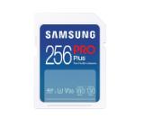 Samsung 256GB SD PRO Plus + USB Reader, Class10, Read 180MB/s - Write 130MB/s