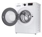 Samsung WW80T4040CE/LE,  Washing Machine, 8 kg, 1400 rpm, Energy Efficiency D, Digital inverter motor, Hygiene Steam, Drum Clean, LED display, Spin Efficiency B, White