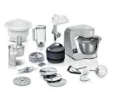 Bosch MUM5XL72, Compact Kitchen Machine, MUM5 scale, 3D Planetary Mixing, 1000 W, add. Meat grinder, Blender, Plastic bowl, Grey-silver