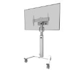 Neomounts Select Mobile Display Floor Stand (37-75") 10 cm. Wheels, White