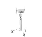 Neomounts Select Mobile Display Floor Stand (37-75") 10 cm. Wheels, White