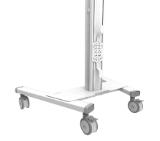 Neomounts Select Mobile Display Floor Stand (37-75") 10 cm. Wheels, White