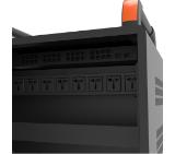 PORT charging cabinet 20 notebooks + rack 19'' - 1 u