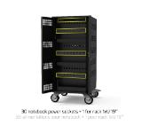 PORT charging cabinet 30 notebooks + rack 19'' - 1 u