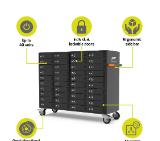 PORT charging cabinet 40 slots individual doors