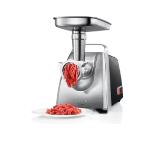 Bosch MFW68640, Meat mincer, ProPower, 800 W - 2200W, Discs: 3 / 4,8 / 8 mm, Sausage attachment, Kebbe attachment, Out: 4.3kg/min, Black, chrome