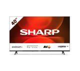 Sharp 40FH2EA, 40" LED Android TV, FULL HD 1920x1080 Frameless, DVB-T/T2/C/S/S2, Active Motion 400, 1 000 000:1, Speaker 2x8W, Dolby Digital, Dolby AC-4, Google Assistant, Chromecast Built-in, 2xHDMI, CI+, USB, Wi-Fi, BT, LAN, Video/Audio input (3 x RCA)