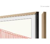 Samsung Frame Customisable Modern Teak Bezel for The Frame 55" TV