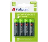 Verbatim RECHARGEABLE BATTERY AA 4 PACK / HR6