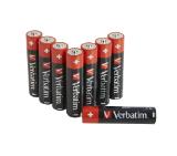 Verbatim ALKALINE BATTERY AAA 8 PACK (HANGCARD)