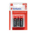 Verbatim ALKALINE BATTERY C 2 PACK (HANGCARD)