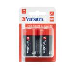 Verbatim ALKALINE BATTERY D 2 PACK (HANGCARD)