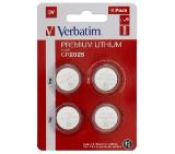 Verbatim LITHIUM BATTERY CR2025 3V 4 PACK