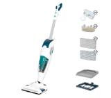 ROWENTA RY7777WH CLEAN&STEAM REVOLUTION GREEN, Microfiber pads 2 'All floors' & 2 'Hard Spot', Water filtration cartridge x3, Essential oilchips x20, Carpetglider