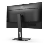 AOC Q27P2Q, 27" IPS WLED, 2560x1440@75Hz, 4ms GtG, 300cd m2, 1000:1, DCR 50M:1, FlickerFree, Low Blue Light, 2Wx2, Tilt, Height Adjust, Pivot, Swivel, D-SUB, HDMI, DP, USB hub